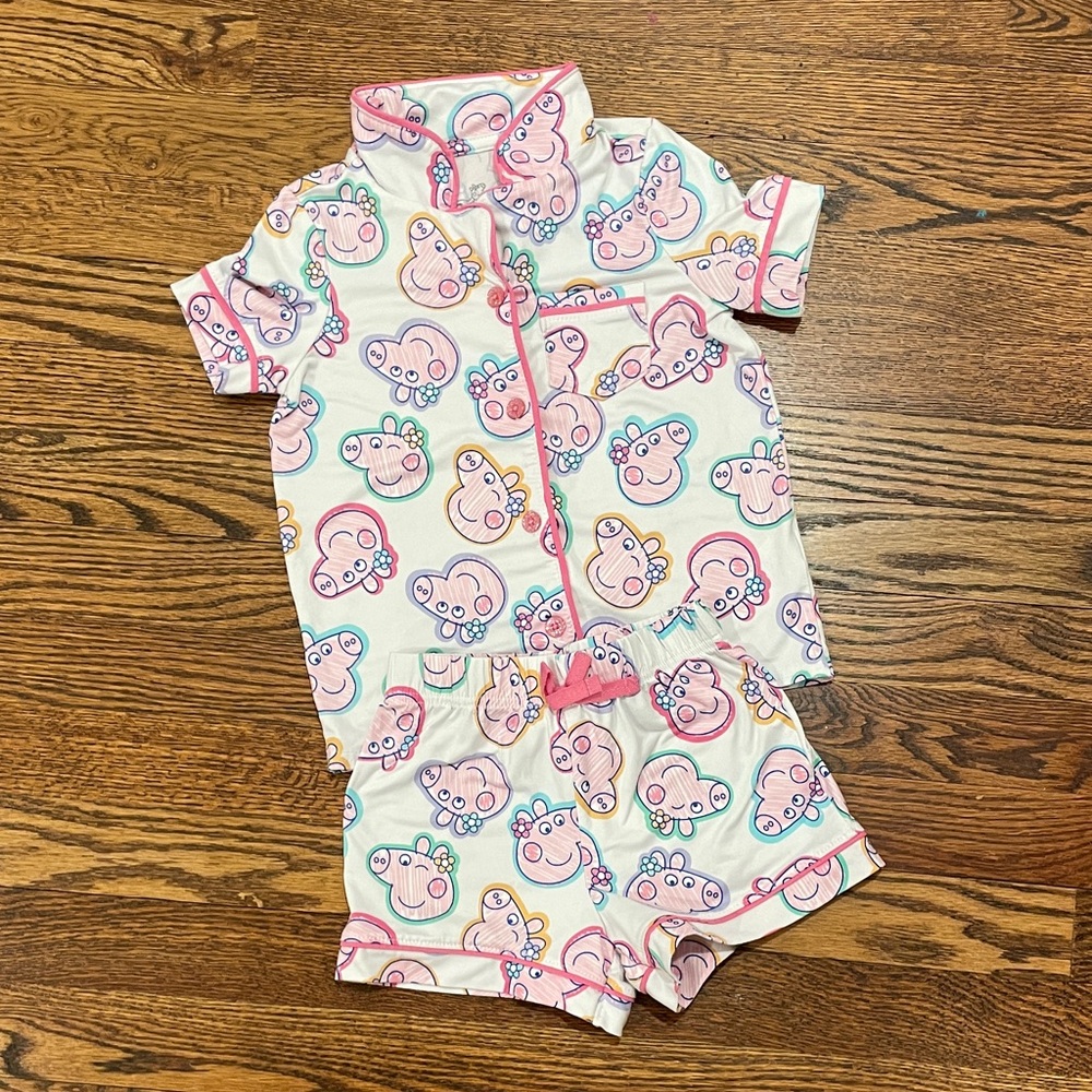 Peppa Pig Character Kids 4T Pajama Set